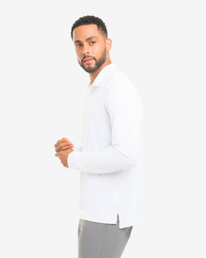 BloqUV Men's Long Sleeve Collared Shirt