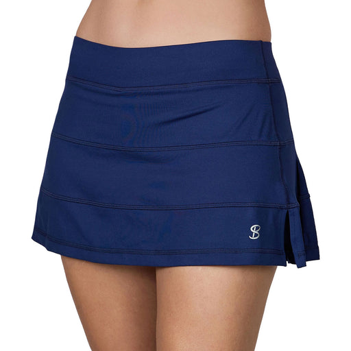 Sofibella UV Colors 13in Womens Tennis Skirt - Navy/2X