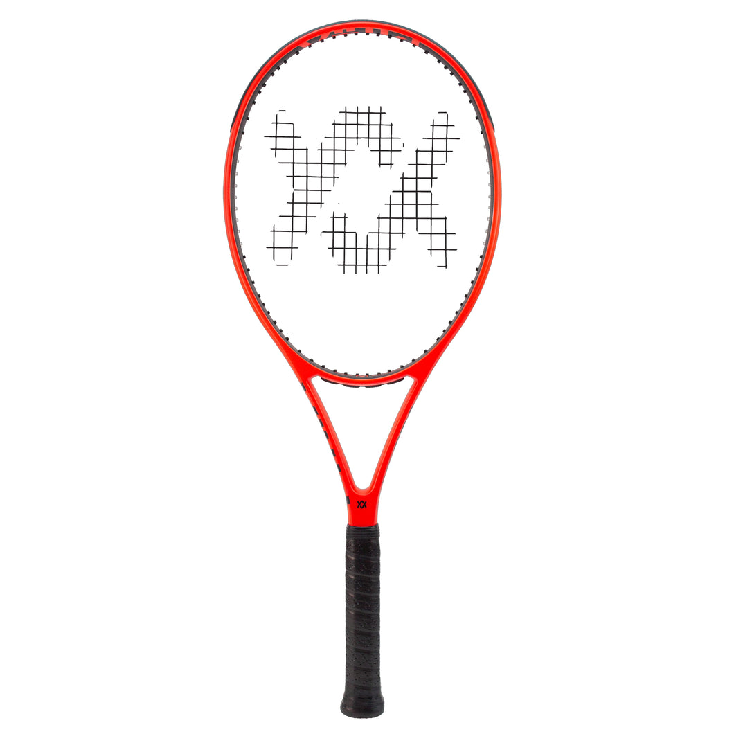 Volkl V8 Pro Red Unstrung Tennis Racquet - 100/4 5/8