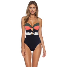 Load image into Gallery viewer, Becca Circuit Eleanor One Piece Womens Swimsuit - Black/L
 - 3