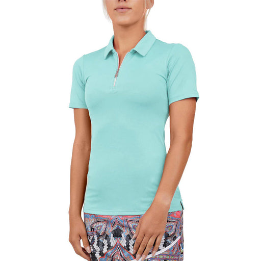 Sofibella Golf Colors Womens SS Golf Polo - Mint/2X