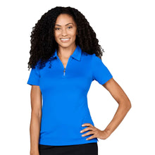 Load image into Gallery viewer, Sofibella Golf Colors Womens SS Golf Polo - Ocean/2X
 - 12