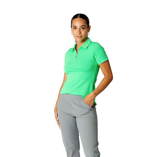 Sofibella Golf Colors Womens SS Golf Polo - Sprout/2X