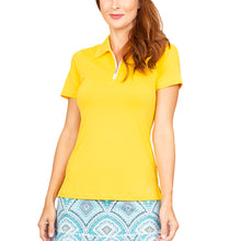 Load image into Gallery viewer, Sofibella Golf Colors Womens SS Golf Polo - Yellow/2X
 - 14