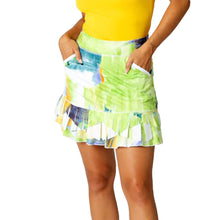 Load image into Gallery viewer, Sofibella Golf Colors 17in Womens Golf Skort - Painted Abstrac/2X
 - 13