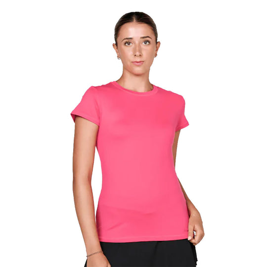 Sofibella UV Colors Short Sleeve Womens Tennis Shirt
