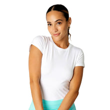 Load image into Gallery viewer, Sofibella UV Colors SS Womens Tennis Shirt - White/XXL
 - 25