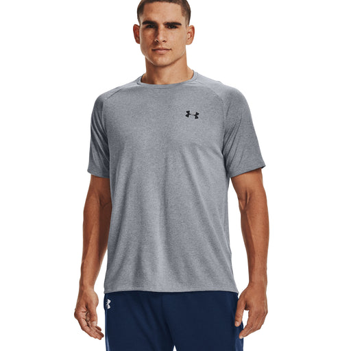 Under Armour Tech 2.0 Mens SS Crew Training Shirt - 036 STEEL LT HT/XXL