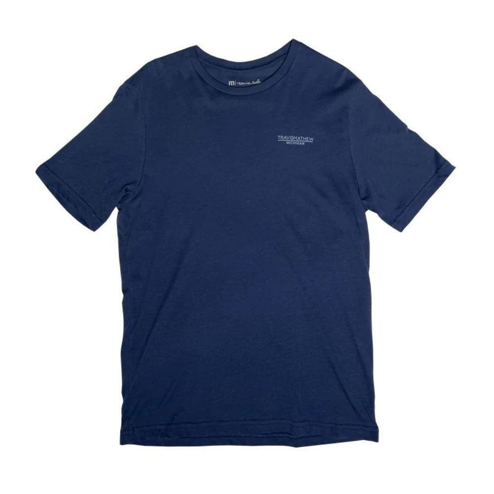 TravisMathew Blizzard Boss Mens T-Shirt - Mood Indigo/XXL