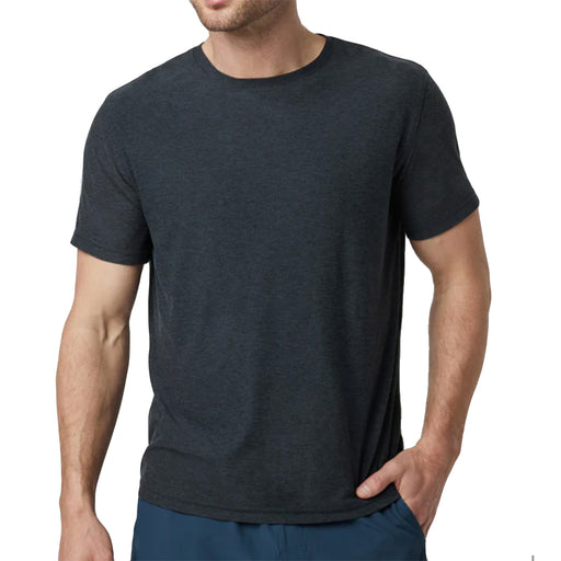 Vuori Strato Tech Mens Tee - Charcoal Hthr/XL