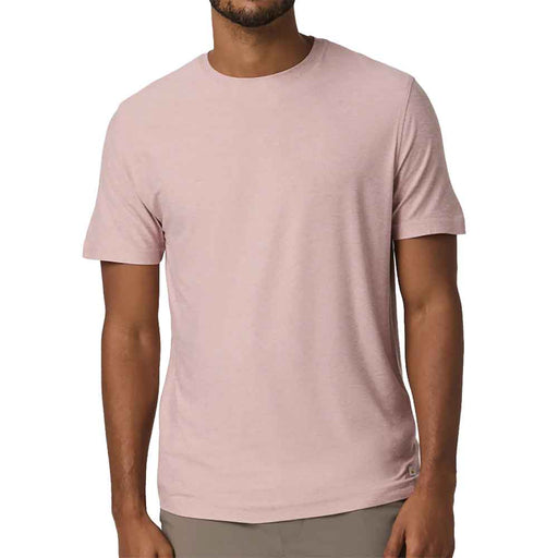 Vuori Strato Tech Mens Tee - Faded Rose Hthr/XL
