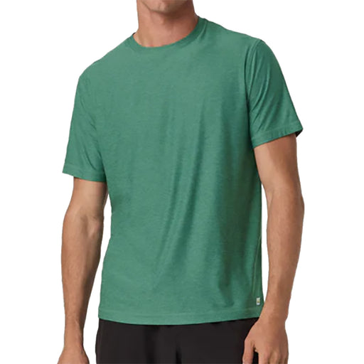 Vuori Strato Tech Mens Tee - Hedge Grn Hthr/XL
