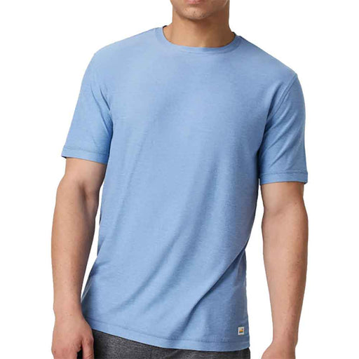 Vuori Strato Tech Mens Tee - Isle Blue Hthr/XL