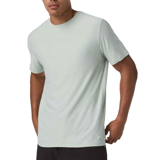 Vuori Strato Tech Mens Tee - Storm Blue Hthr/XL