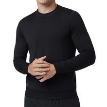 Load image into Gallery viewer, Vuori Ponto Performance Crew Neck Mens Sweater - Black Heather/XL
 - 4
