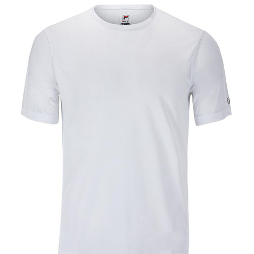 Fila Piped Mens Tennis Crew Neck - 100 WHITE/XXL