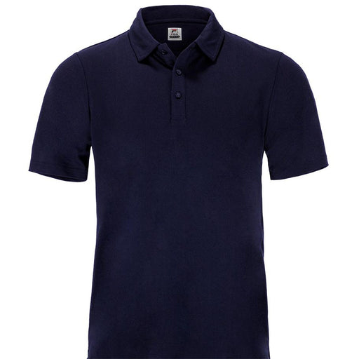 Fila Pique Mens Tennis Polo - 412 NAVY HTHR/XXL