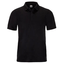 Load image into Gallery viewer, Fila Pique Mens Tennis Polo - Black/XXL
 - 1