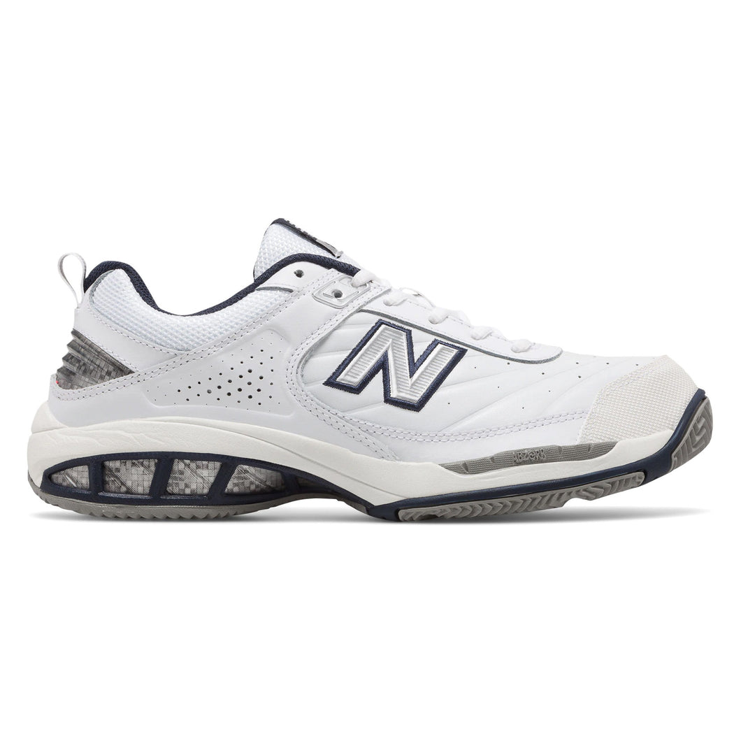 New Balance Court 806 White Mens Tennis Shoes - White/Black/4E X-WIDE/16.0