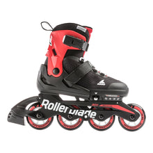 Load image into Gallery viewer, Rollerblade Microblade Adj Boys Inline Skates - Black/Red/5-8
 - 1