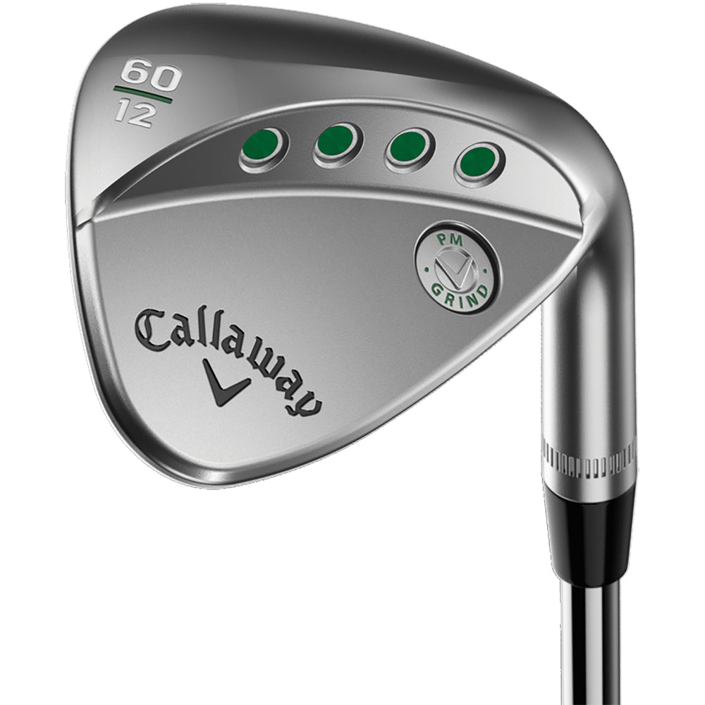 Callaway PM Grind 19 Chrome Mens Right Hand Wedge - 64/10-PM KBS/Steel