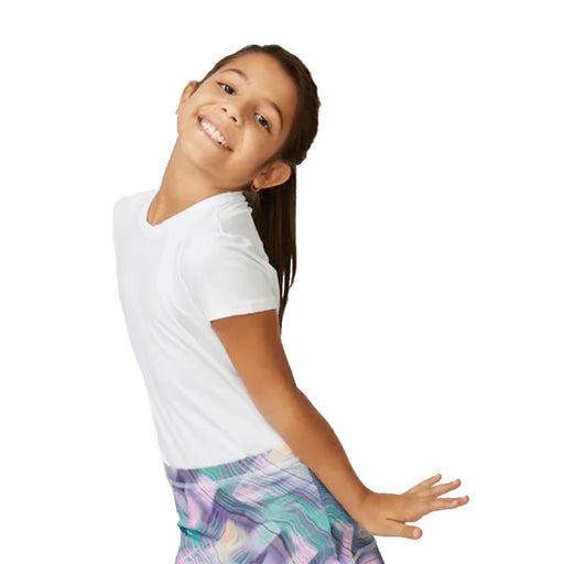 Sofibella UV Colors Girls SS Tennis Shirt - White/L