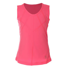 Load image into Gallery viewer, Sofibella UV Colors Girls Tennis Tank Top - Neon Pink/L
 - 6