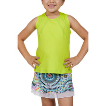 Load image into Gallery viewer, Sofibella UV Colors Girls Tennis Tank Top - Teddy/L
 - 10