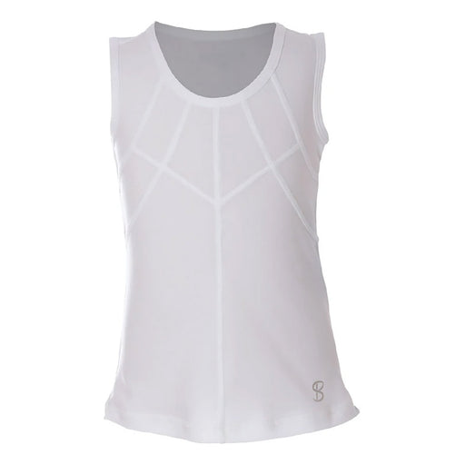 Sofibella UV Colors Girls Tennis Tank Top - White/L