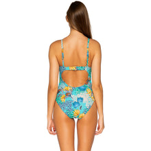 Load image into Gallery viewer, Sunsets Tidepool Aqua Reef 1PC Womens Swimsuit
 - 2