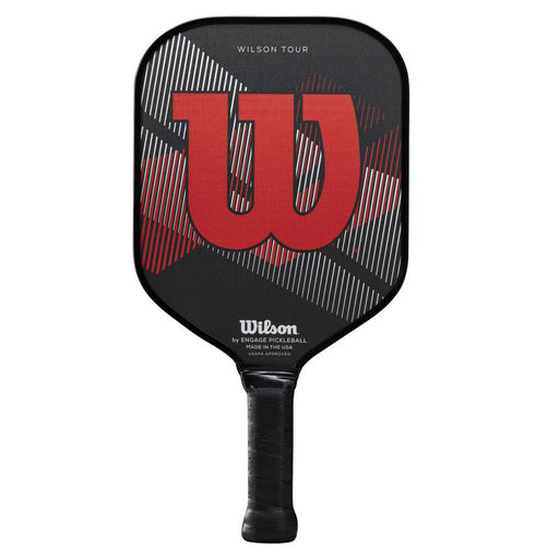 Wilson Tour Pickleball Paddle - Black/Red/4 1/4