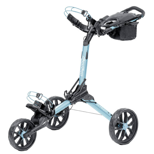 Bag Boy Nitron Auto-Open Pushcart - Ice Blue/White