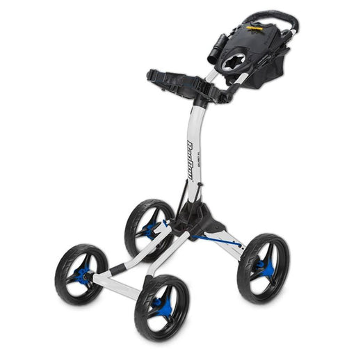 Bag Boy Quad XL Golf Push Cart - White/Cobalt