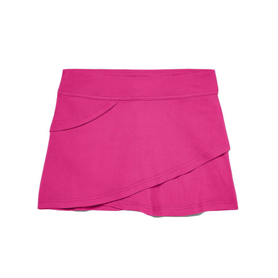 Fila Core Tiered Girls Tennis Skirt - BRIGHT PINK 966/L