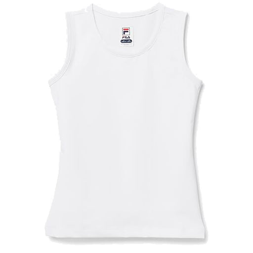 Fila Core Fullback Girls Tennis Tank Top - WHITE 100/L