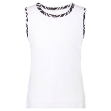 Load image into Gallery viewer, Fila Core Fullback Girls Tennis Tank Top - WHT/ZEBRA 109/L
 - 5