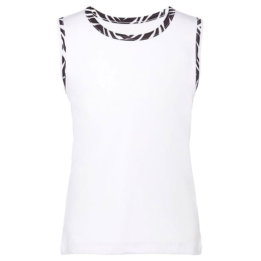 Fila Core Fullback Girls Tennis Tank Top - WHT/ZEBRA 109/L