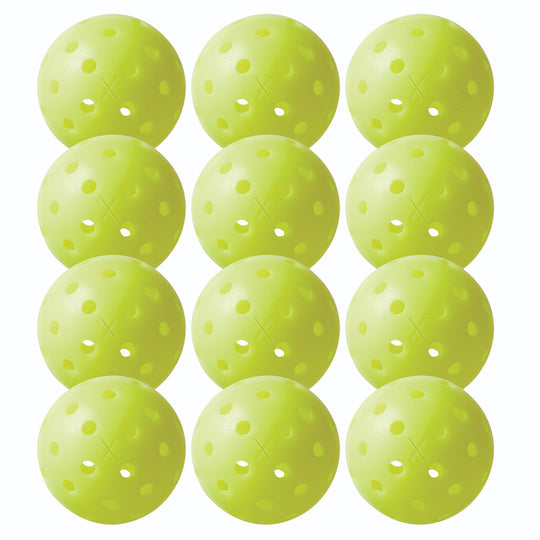 Franklin X-40 Optic Outdoor Pickleballs 12-Pack