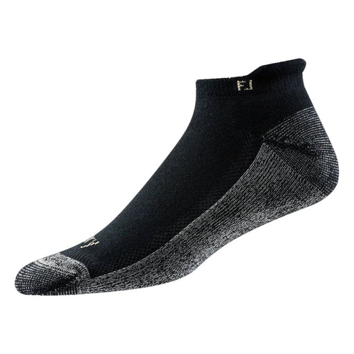 FootJoy ProDry Roll Tab Mens Golf Socks 21 - Black/LRG 8-12