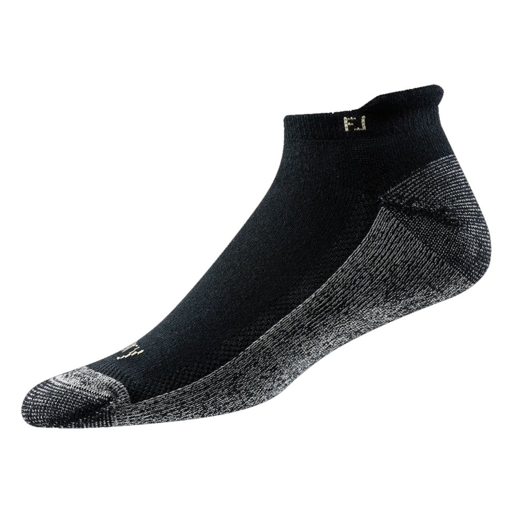 FootJoy ProDry Roll Tab Mens Golf Socks 21 - Black/LRG 8-12