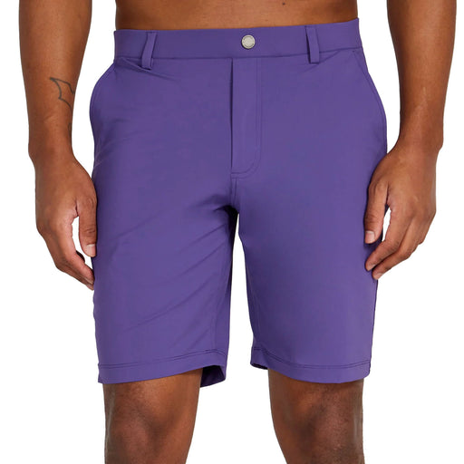 Redvanly Hanover 9 Inch Mens Pull-On Golf Shorts - Loganberry/XXL