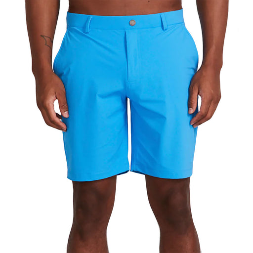 Redvanly Hanover 9 Inch Mens Pull-On Golf Shorts - Malibu Blue/XXL