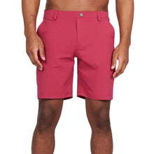 Load image into Gallery viewer, Redvanly Hanover 9 Inch Mens Pull-On Golf Shorts - Sangria/XXL
 - 4