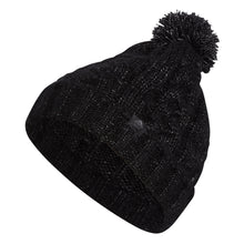 Load image into Gallery viewer, Adidas Pompom Womens Golf Beanie - Black/One Size
 - 1
