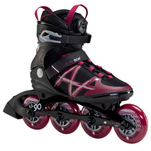 Load image into Gallery viewer, K2 Alexis 90 Boa Womens Inline Skates - Black/Burgundy/11.0
 - 1