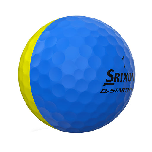 Srixon Q-Star Tour Divide Blue Golf Balls - Dozen