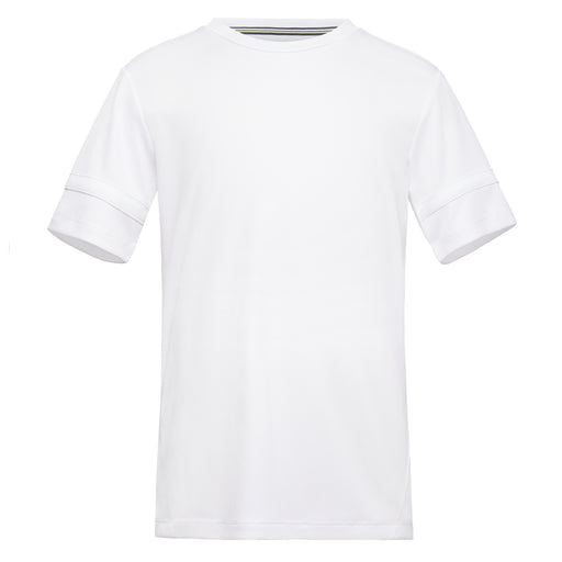 Fila Core Doubles Boys Tennis Shirt - WHITE 100/L