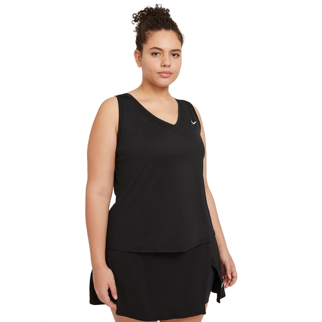 NikeCourt Victory Womens Tennis Tank Top - BLACK 010/XL