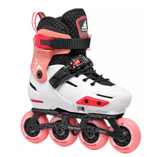 Load image into Gallery viewer, Rollerblade Apex Adj Girls Urban Inline Skates - Platinum/Coral/5.5-7.5
 - 2