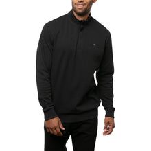 Load image into Gallery viewer, TravisMathew Cloud 2.0 Mens Golf 1/4 Zip - Black 0blk/XXXL
 - 1